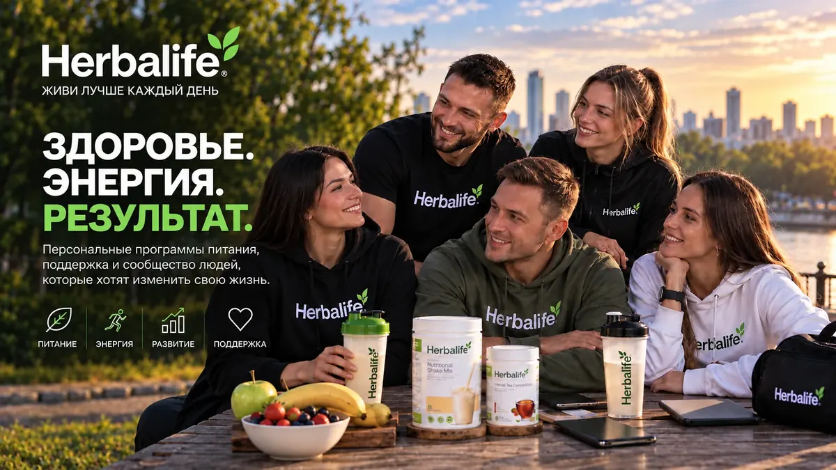 Превью главной страницы сайта Herbalife Team